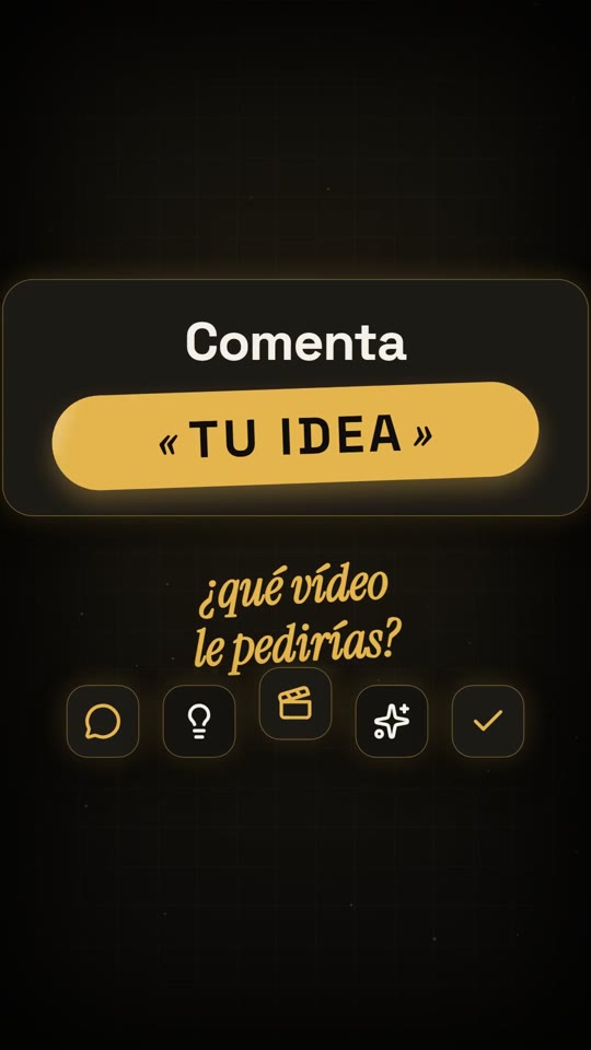 Final de un reel de Aideas: comenta tu idea